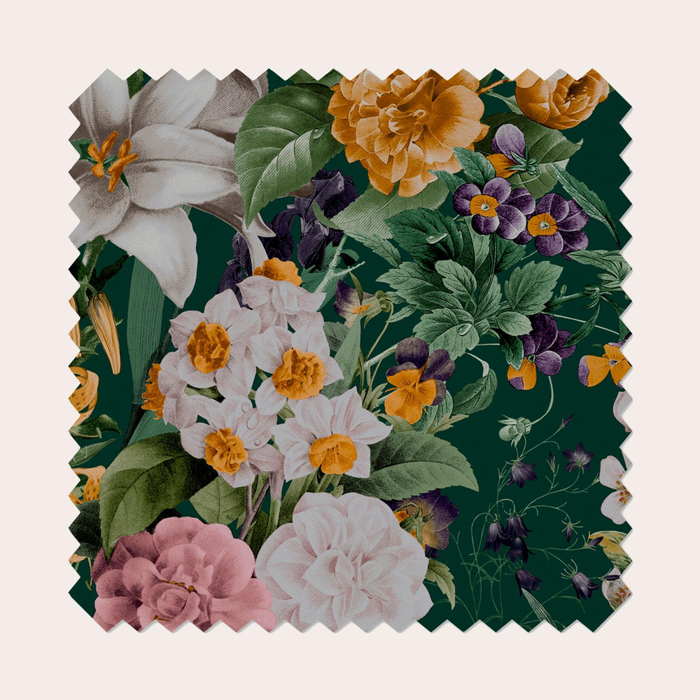 Glasshouse Flora Emerald Roller Blind - 115291rol_TILE_01.jpg