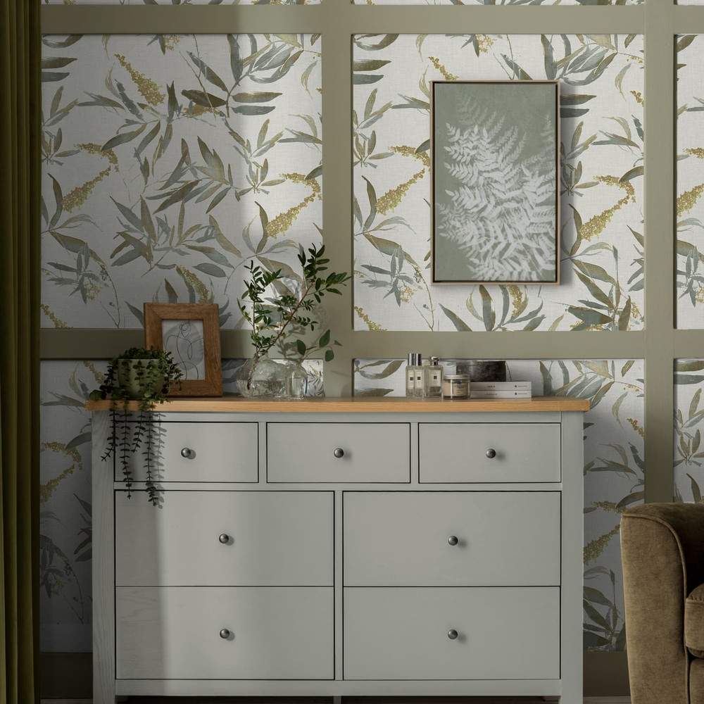 Cascade Green Wallpaper