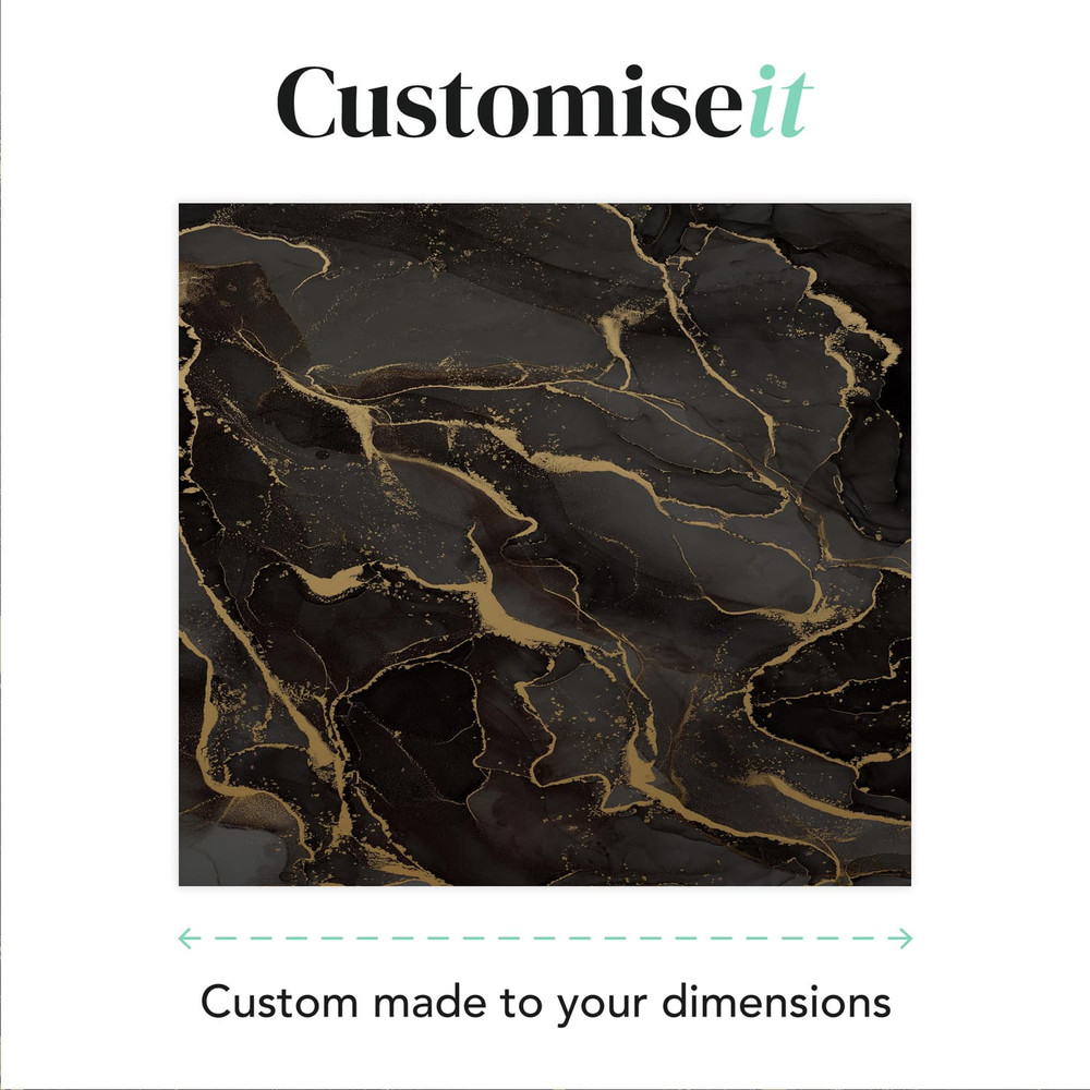 Marble Black Bespoke Mural