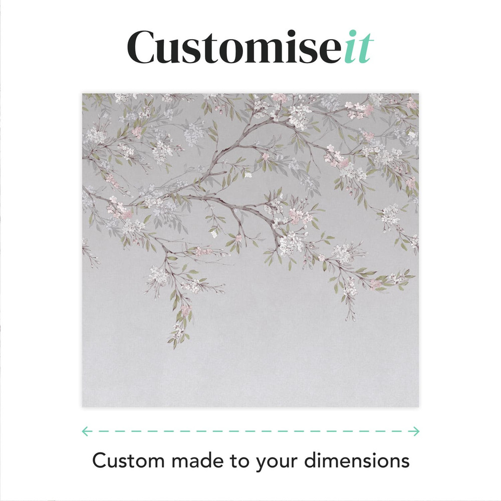 Blossom Trail Purple Bespoke Mural