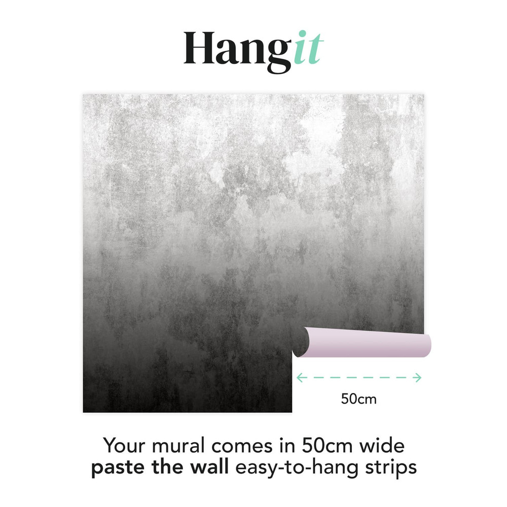 Ombre Mono Bespoke Mural