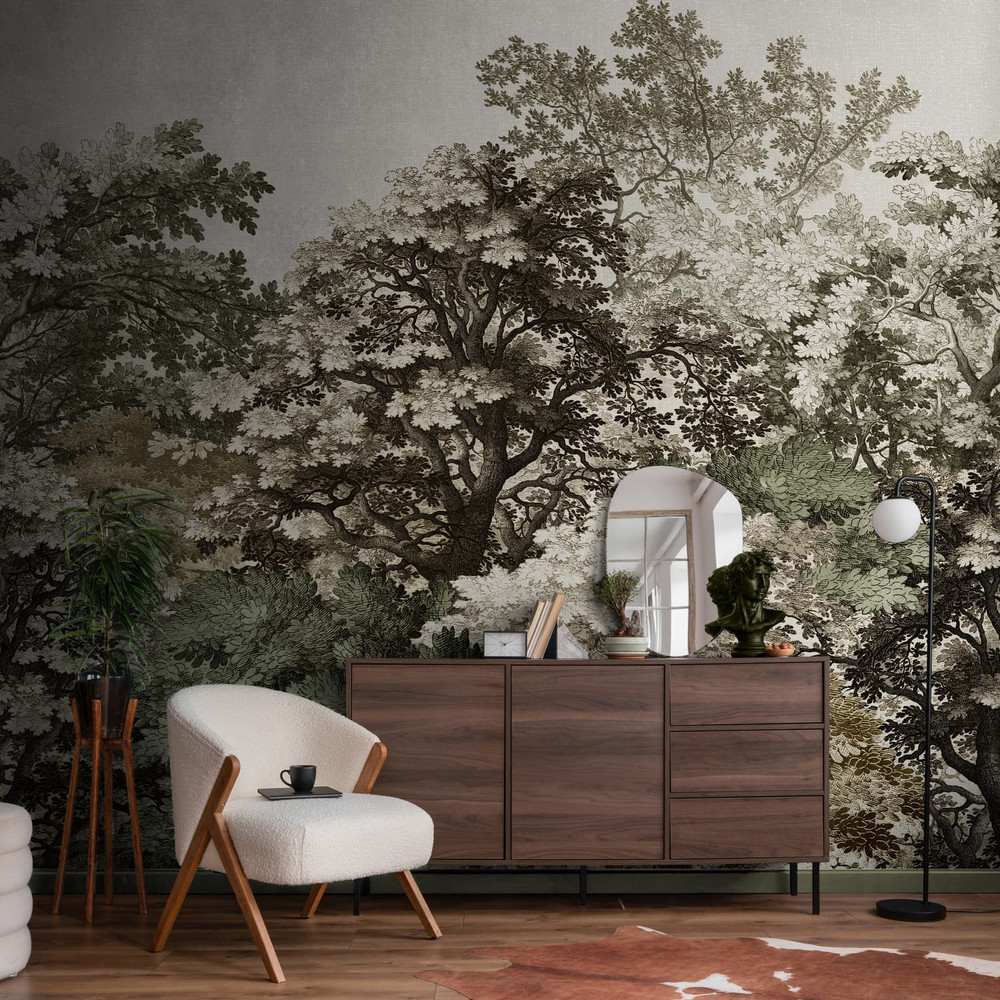 Forest Canopy Natural Bespoke Mural