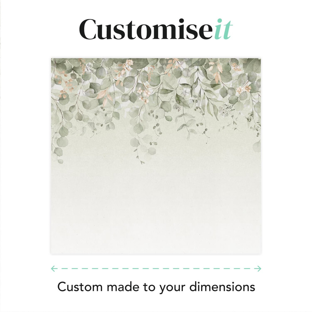 Botanical Cascade Sage Bespoke Mural