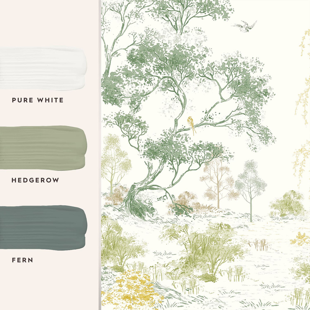 Laura Ashley Talbenny Hedgerow Bespoke Mural