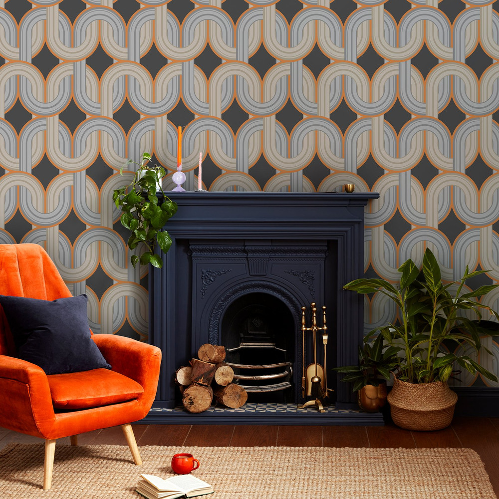 In the Loop Choc Orange Wallpaper - 122359_ROOMSET_01.jpg