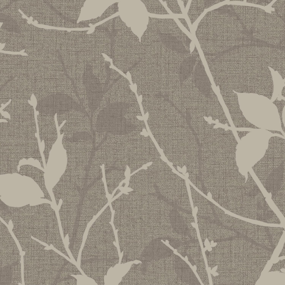 Belle Taupe and Gold Wallpaper