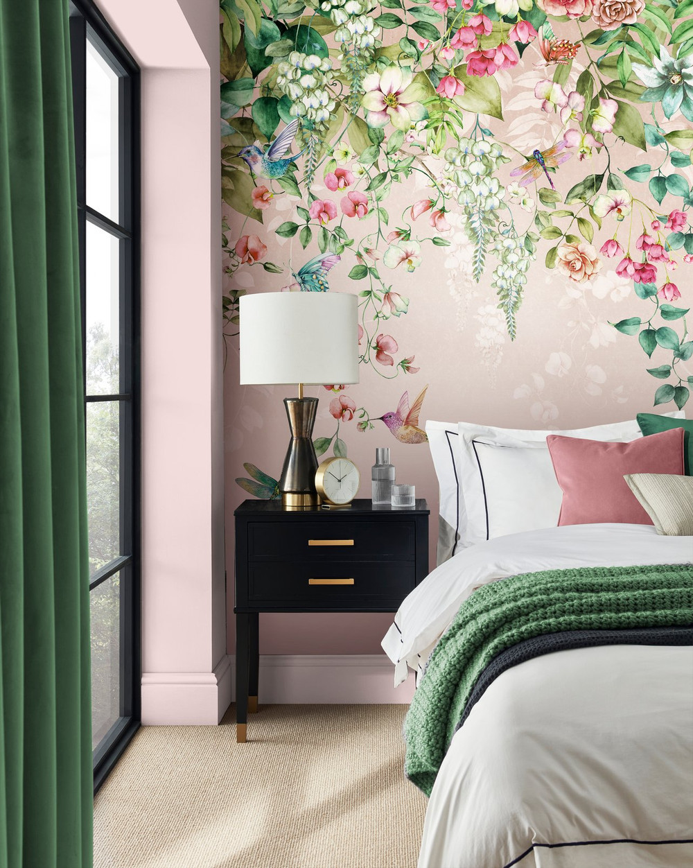 Ethereal Flora Blush Bespoke Mural - 122040_ROOMSET_01.jpg