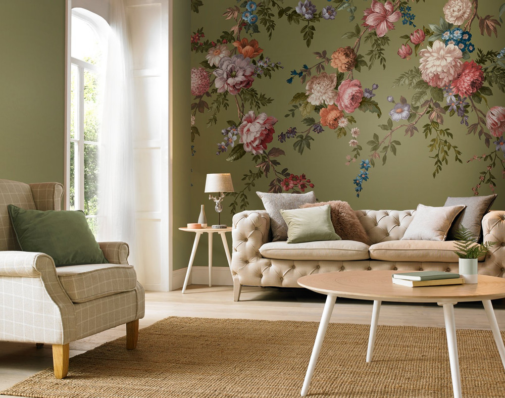 Hague Fleurs Olive Bespoke Mural - 122037_ROOMSET_01.jpg