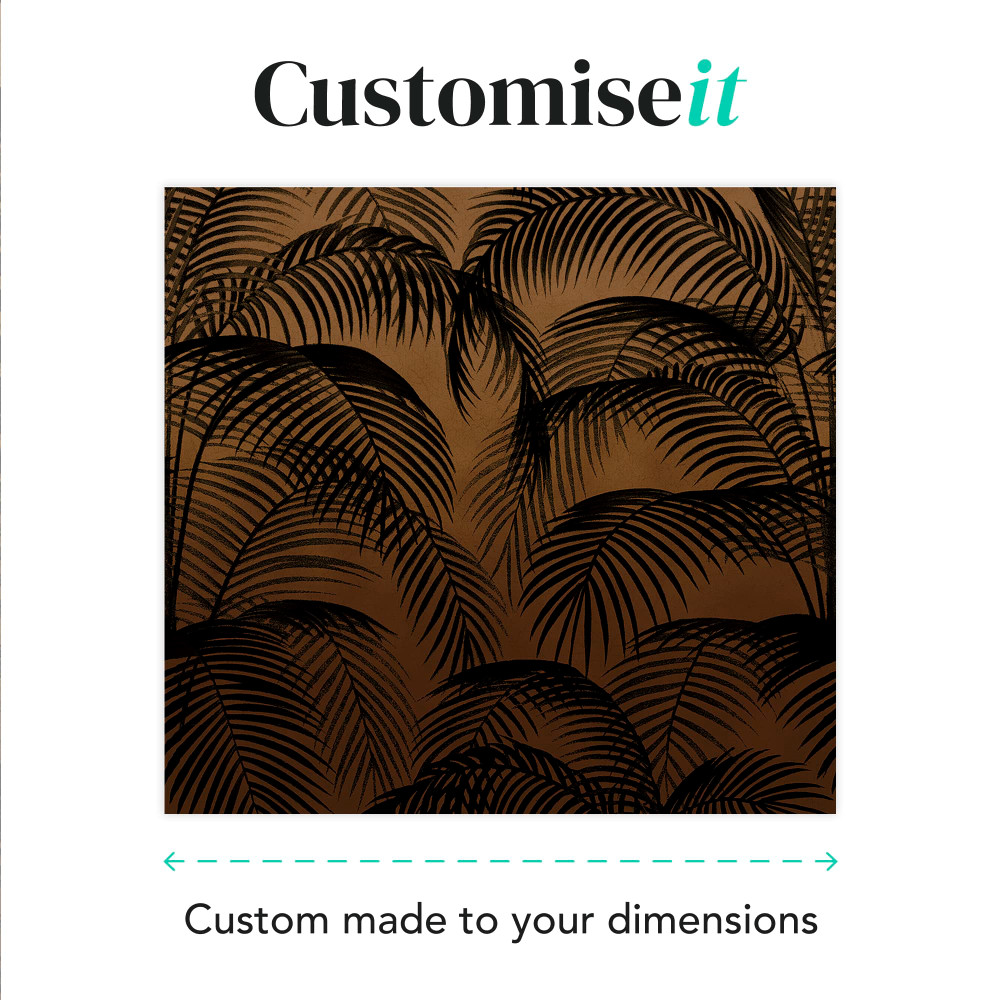 Palm Silhouette Sunset Bespoke Mural