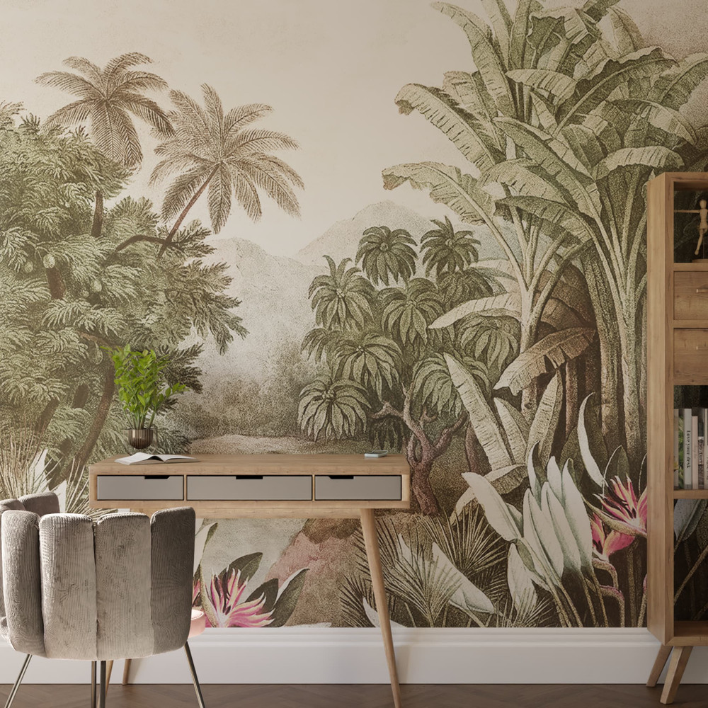 Vintage Jungle Bespoke Mural