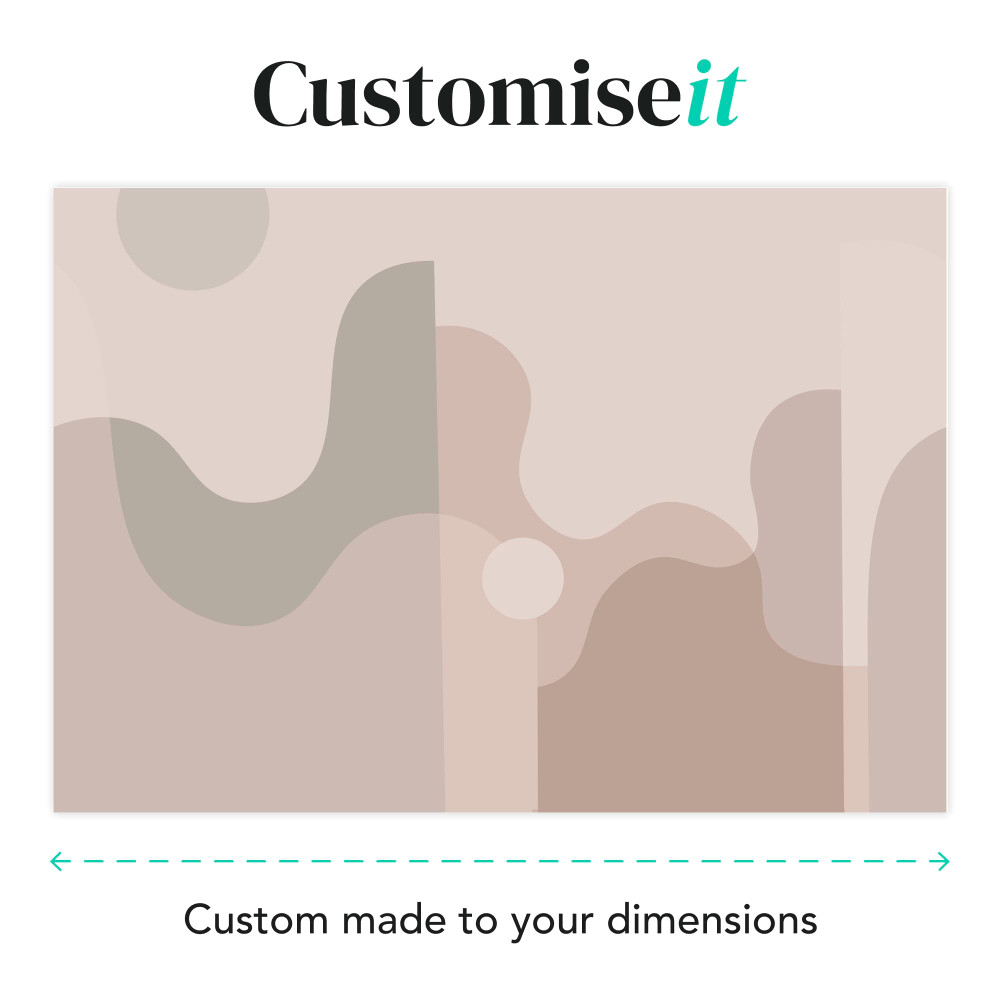 The Wave Neutral Bespoke Mural