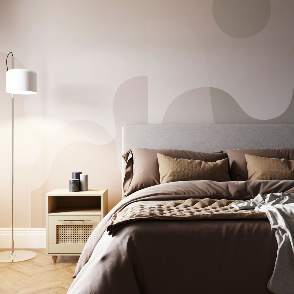 The Wave Neutral Bespoke Mural