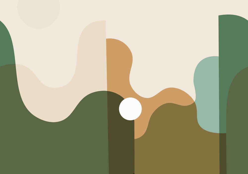 The Wave Green Bespoke Mural