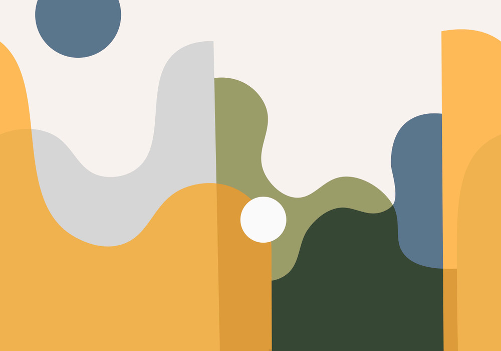 The Wave Yellow Bespoke Mural