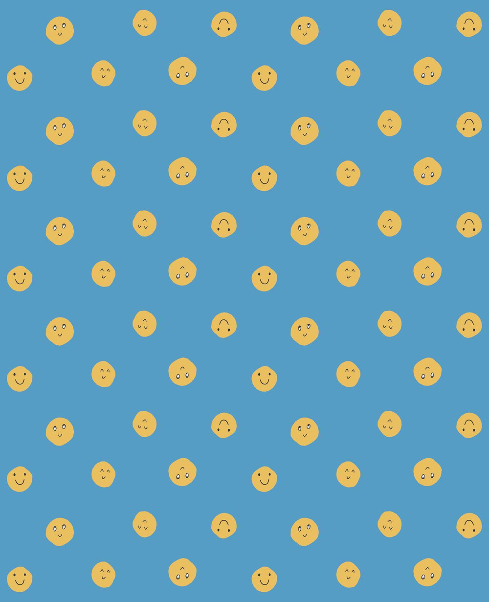 Happy News Smiles Blue Wallpaper - 122638_TILE_01.jpg