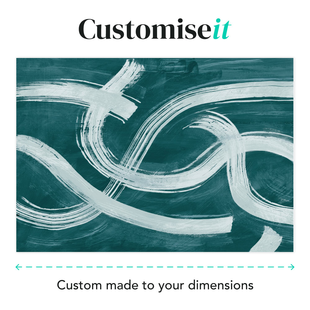 Expression Teal Bespoke Mural