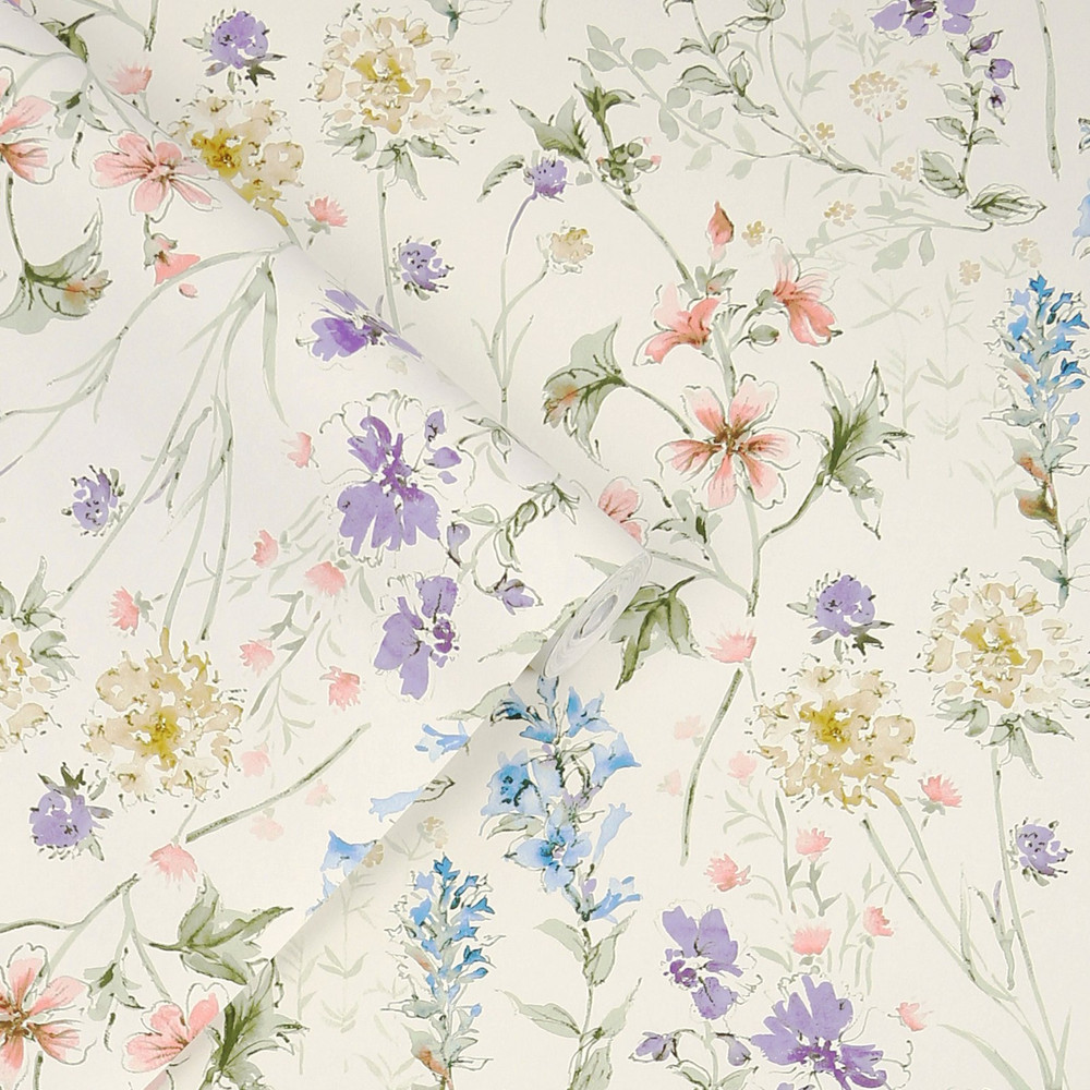 Laura Ashley Wild Meadow Chalk Pink Wallpaper - 122764_ROLLSHOT_WILD MEADOW CHALK PINK.jpg