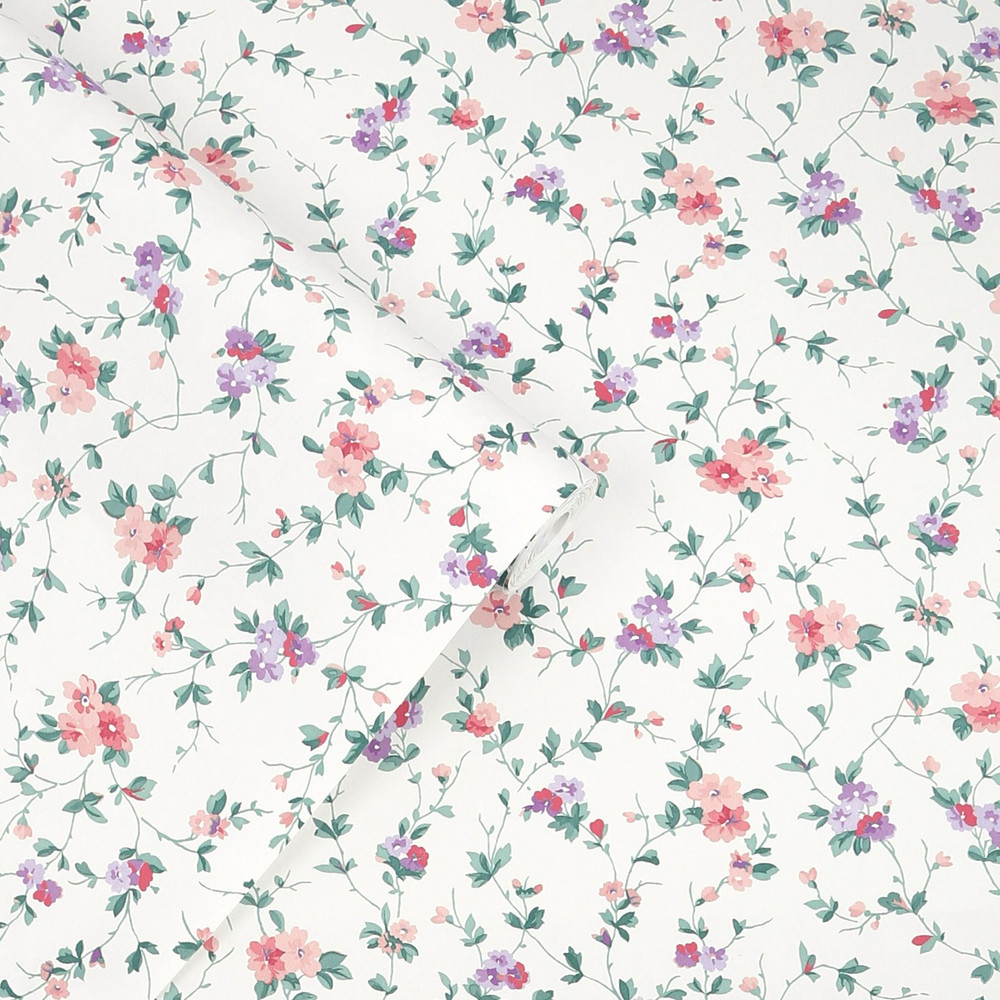 Laura Ashley Priory Coral Pink Wallpaper - 122765_ROLLSHOT_PRIORY CORAL PINK.jpg