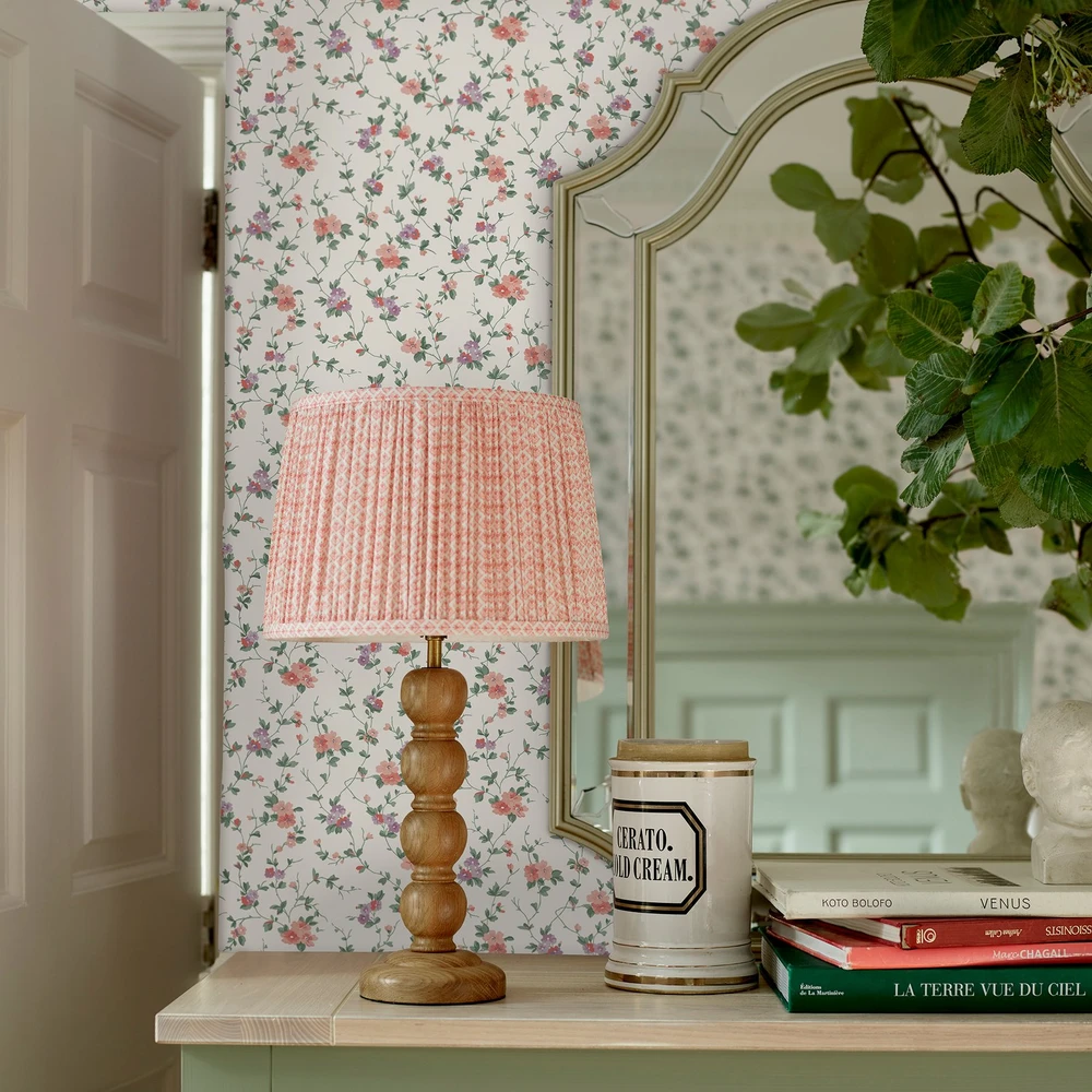 Laura Ashley Priory Coral Pink Wallpaper - 122765_ROOMSET_PRIORY CORAL PINK.jpg