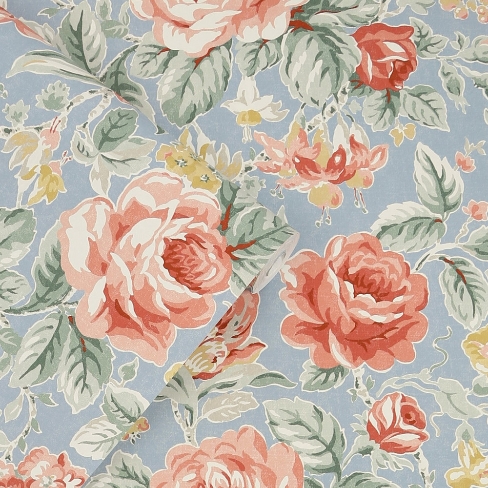 Laura Ashley Wild Roses Ochre Yellow Wallpaper - 122753_ROLLSHOT_WILD ROSES OCHRE YELLOW.jpg