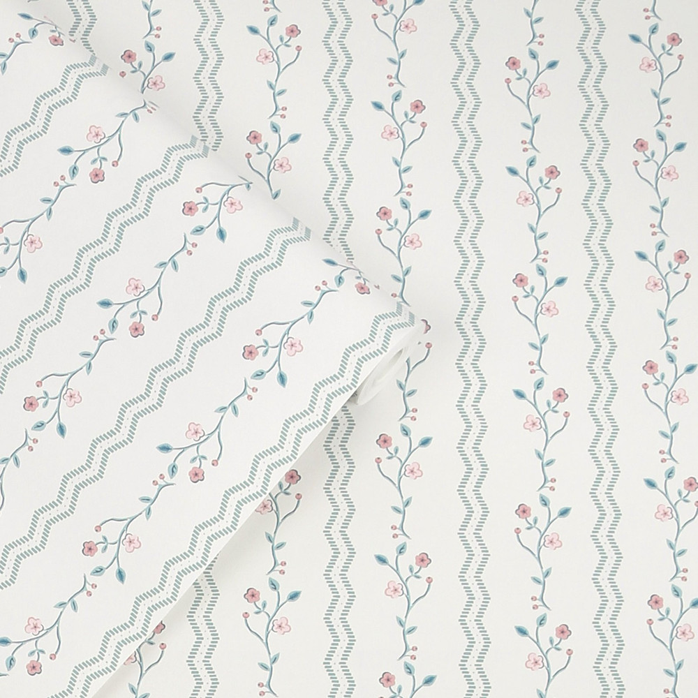 Laura Ashley Blencow Stripe Dark Duck Egg Blue Wallpaper - 122748_ROLLSHOT_BLENCOW STRIPE DARK DUCK EGG.jpg