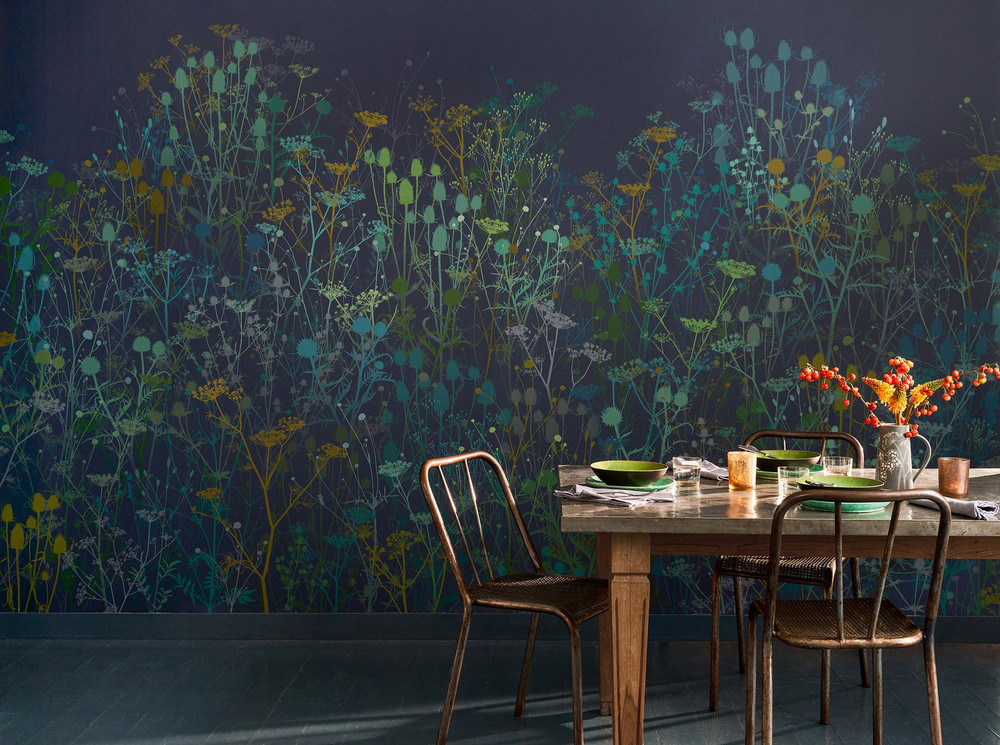 Tania's Garden Midnight Bespoke Mural by Clarissa Hulse - 123657_ROOMSET_TANIA'S GARDEN MIDNIGHT.jpg