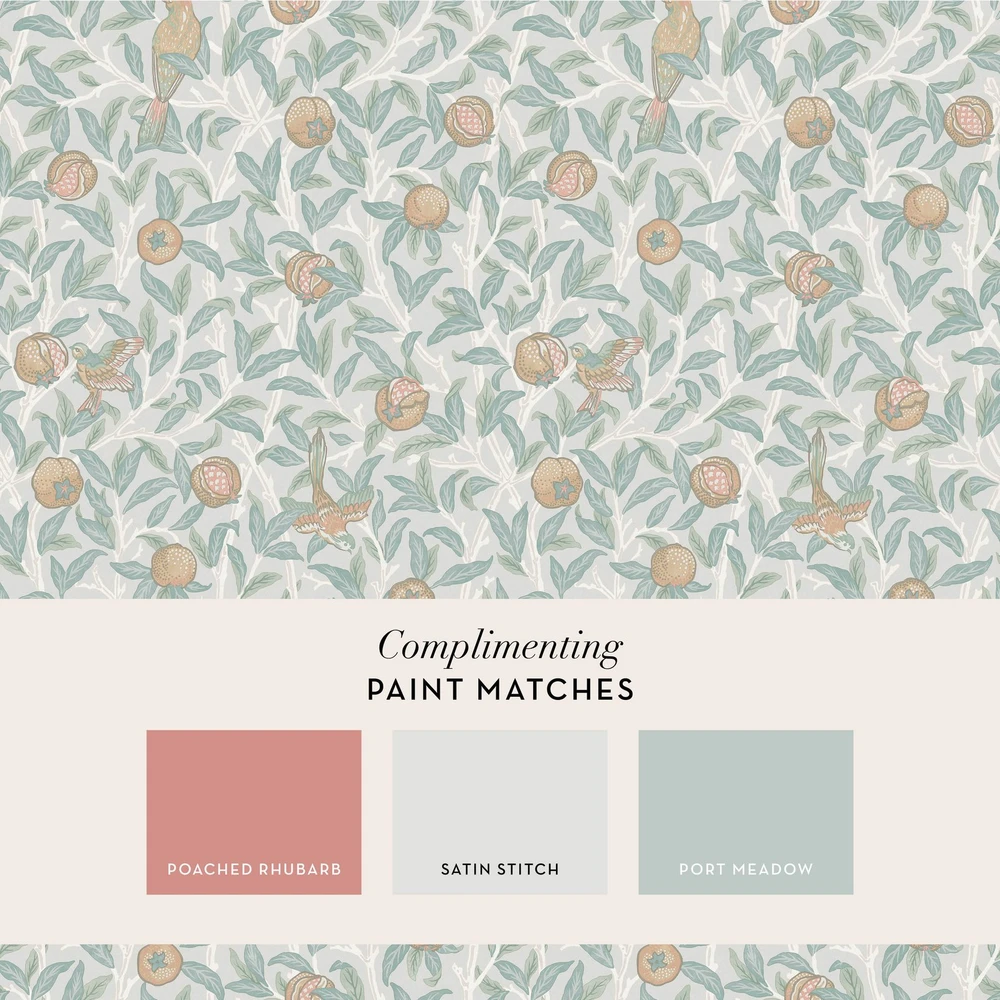 Bird & Pomegranate Duck Egg Wallpaper - 124261_FLATLAY_BIRD & POMEGRANATE DUCK EGG_01.jpg