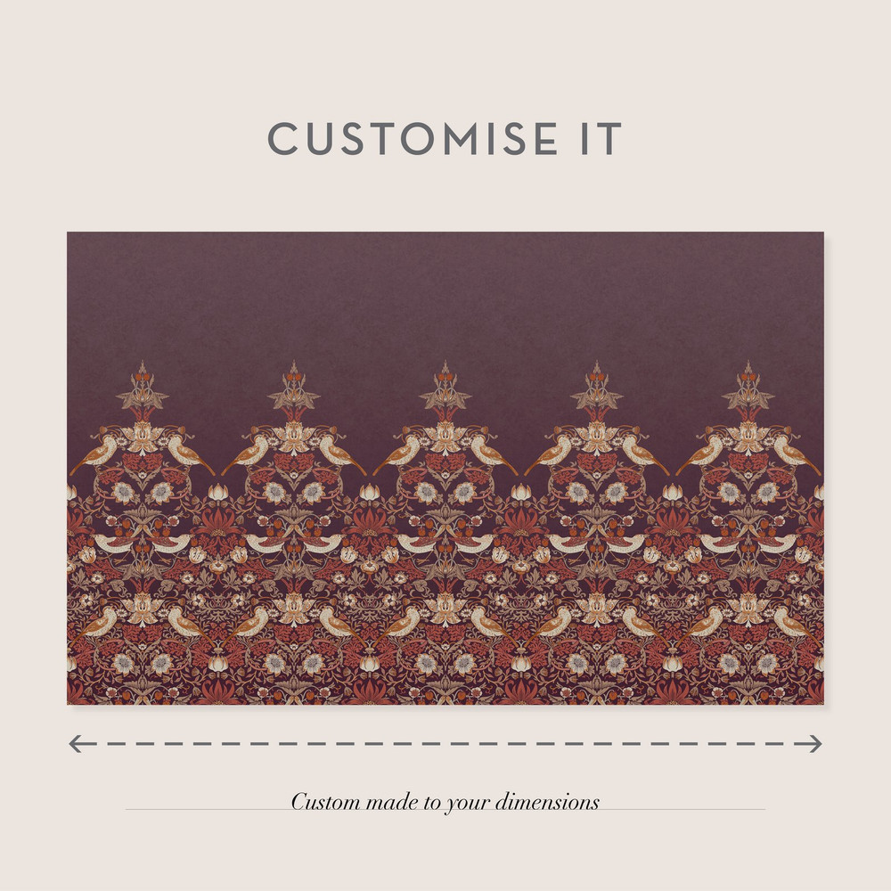 Strawberry Thief Plum Bespoke Mural Matt - 125301_INFO_STRAWBERRY THIEF PLUM MURAL_01.jpg