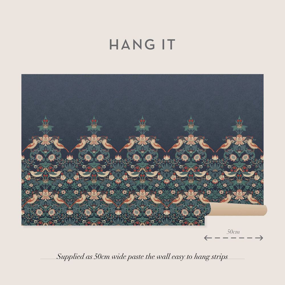 Strawberry Thief Navy Bespoke Mural Matt - 125292_INFO_STRAWBERRY THIEF NAVY MURAL_03.jpg