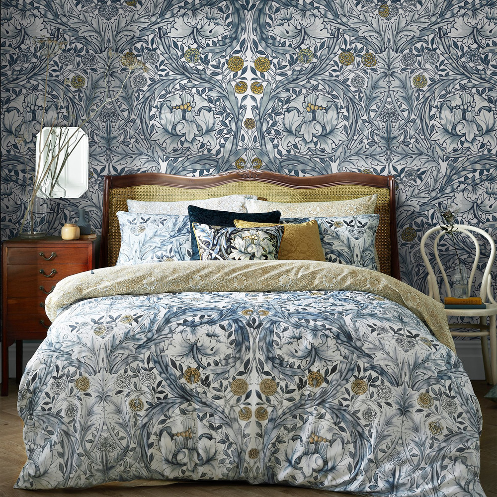 African Marigold Blue Bespoke Mural Matt - 125400_ROOMSET_AFRICAN MARIGOLD BLUE BESPOKE MURAL MATT_01.jpg