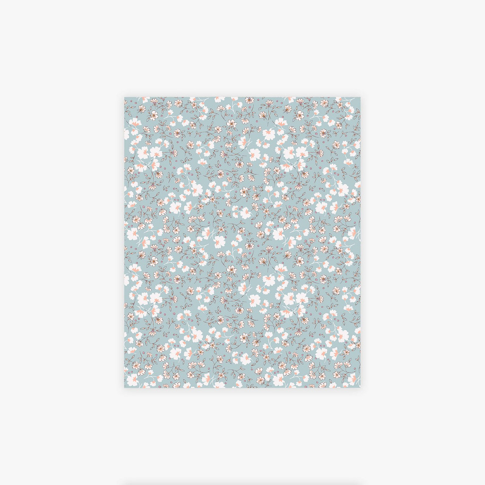Next Calm Ditsy Floral Duck Egg Wallpaper - 122883_TILE_CALM DITSY DUCK EGG_01.jpg