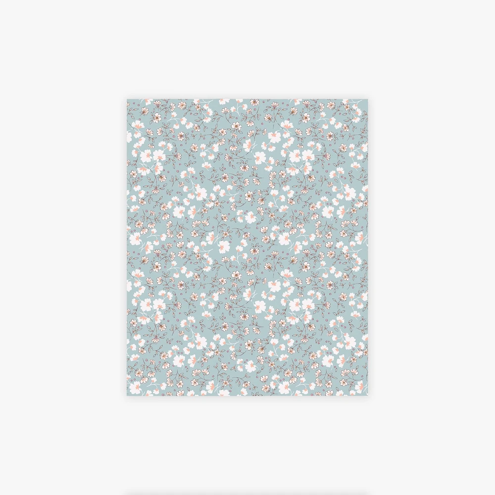 Next Calm Ditsy Floral Duck Egg Wallpaper - 122883_TILE_CALM DITSY DUCK EGG_01.jpg