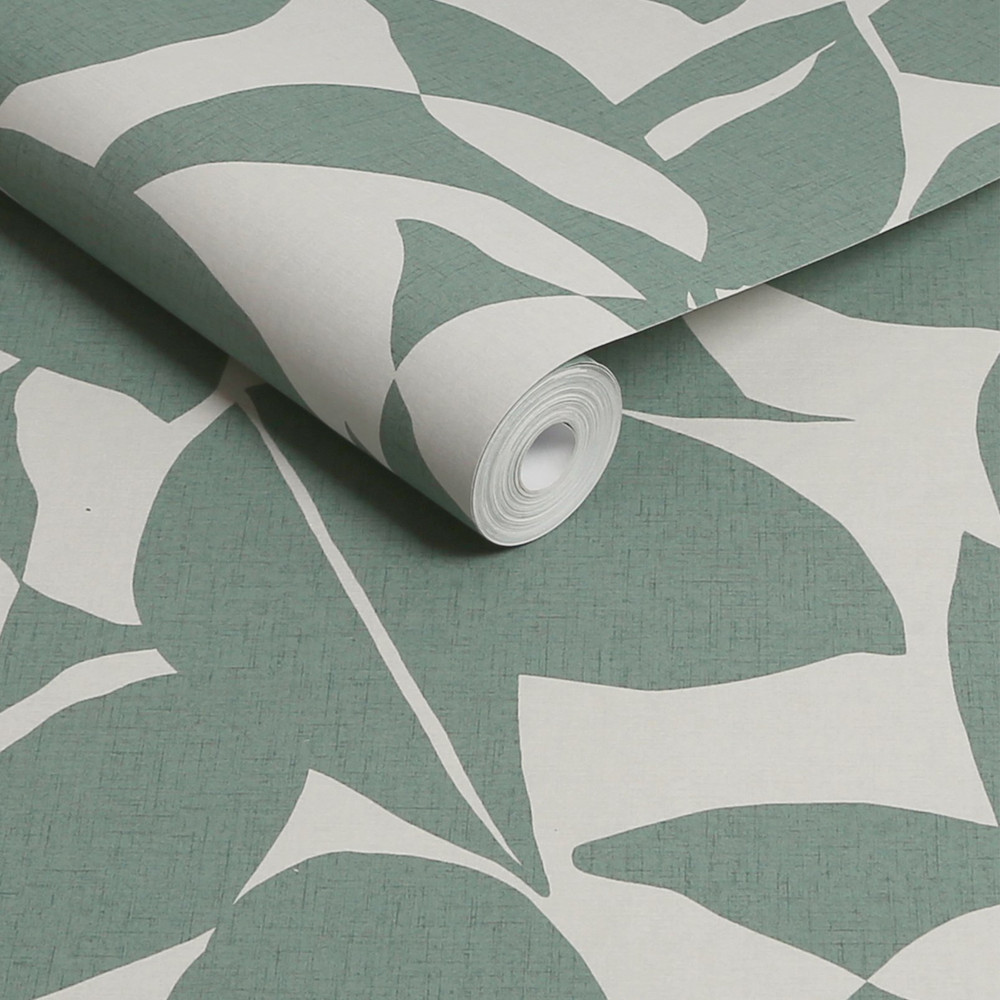 Art & Nature Leaf Green Wallpaper - 121200_ROLLSHOT_ART NATURE LEAF GREEN_01.jpg