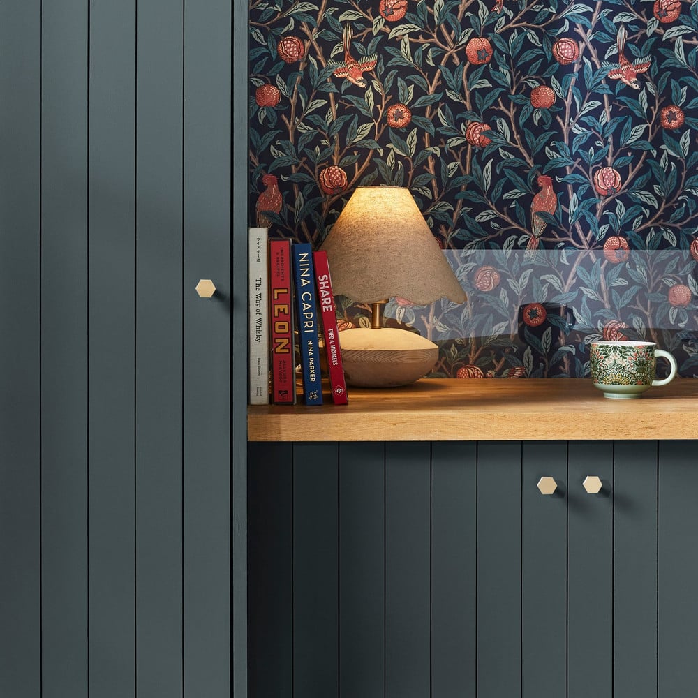 Blotted Blue Paint by William Morris At Home Blotted Blue Paint by William Morris At Home