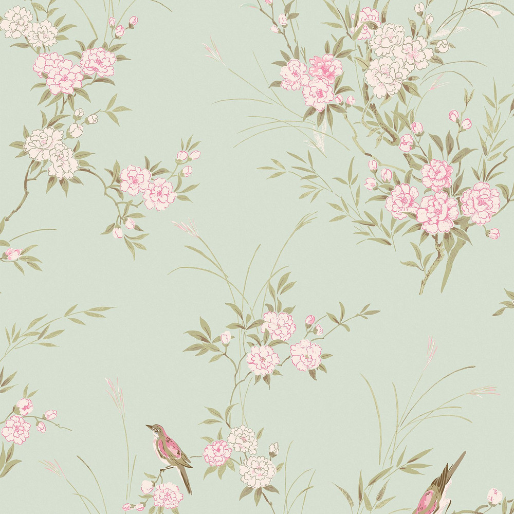 Bird Chinoiserie Green Wallpaper - 125120_TILE_BIRD CHINOISERIE GREEN_01.jpg