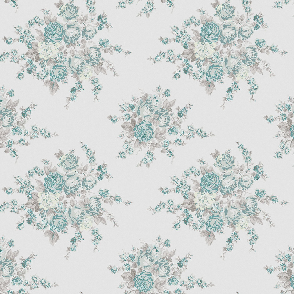 Rose Blossom Teal Wallpaper - 125134_TILE_ROSE BLOSSOM TEAL_01.jpg