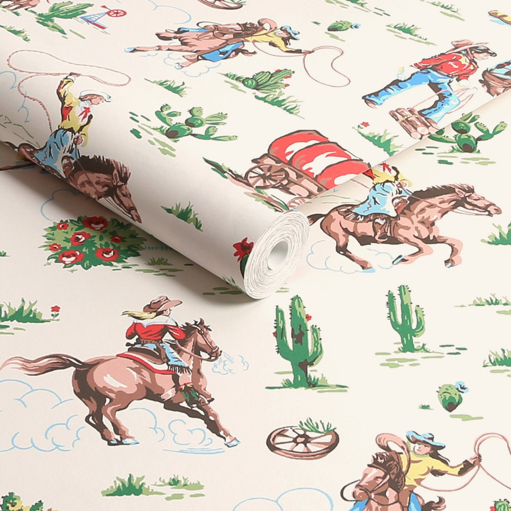 Cath Kidston Cowgirls Wallpaper - 125533_ROLLSHOT_COWGIRLS MULTI_01.jpg