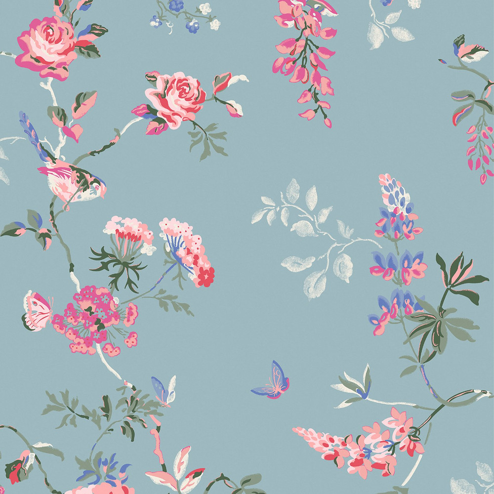 Cath Kidston Birds & Roses Summer Wallpaper - 125504_TILE_BIRDS & ROSES SUMMER_01.jpg