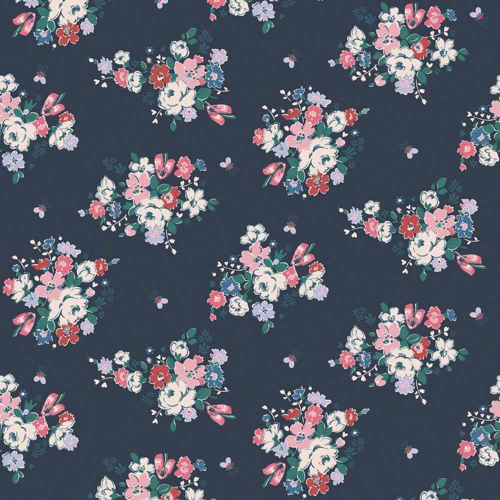 Cath Kidston Clifton Floral Navy Wallpaper - 125510_TILE_CLIFTON FLORAL NAVY_01.jpg