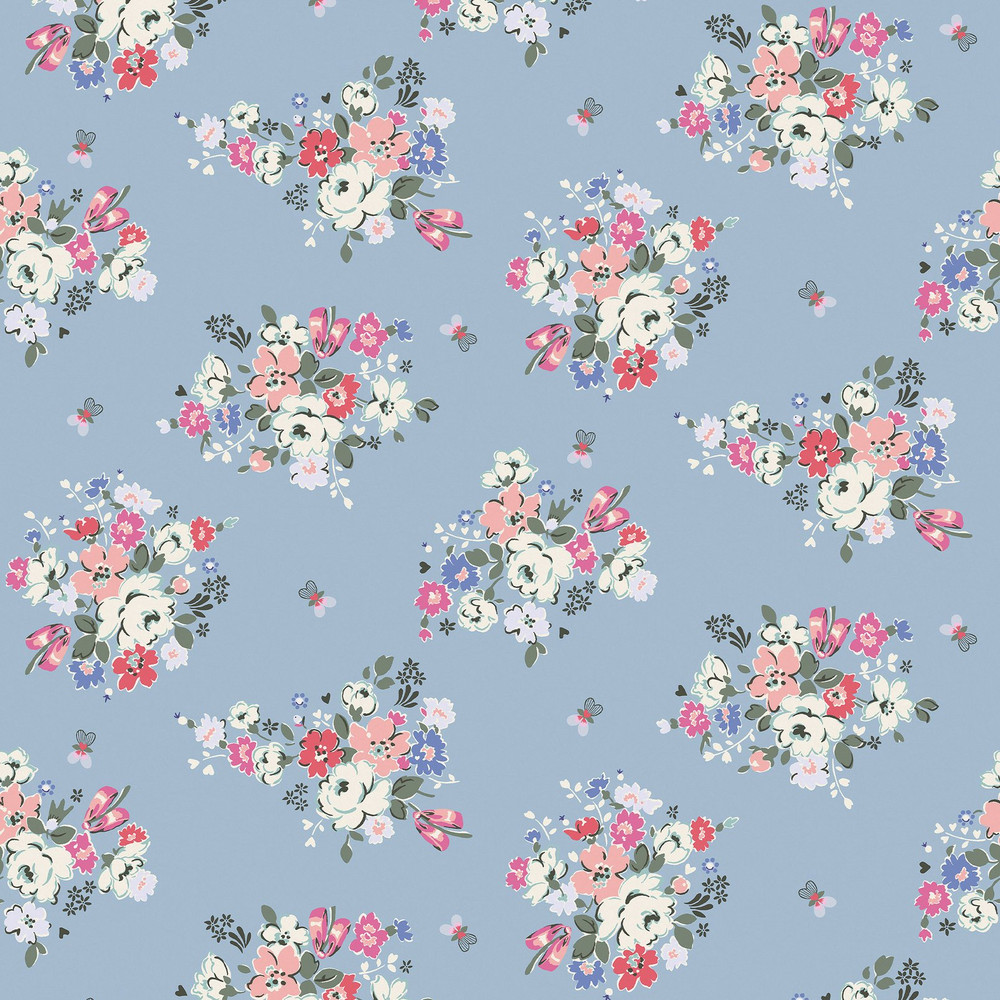Cath Kidston Clifton Floral Blue Wallpaper - 125507_TILE_CLIFTON FLORAL BLUE_01.jpg