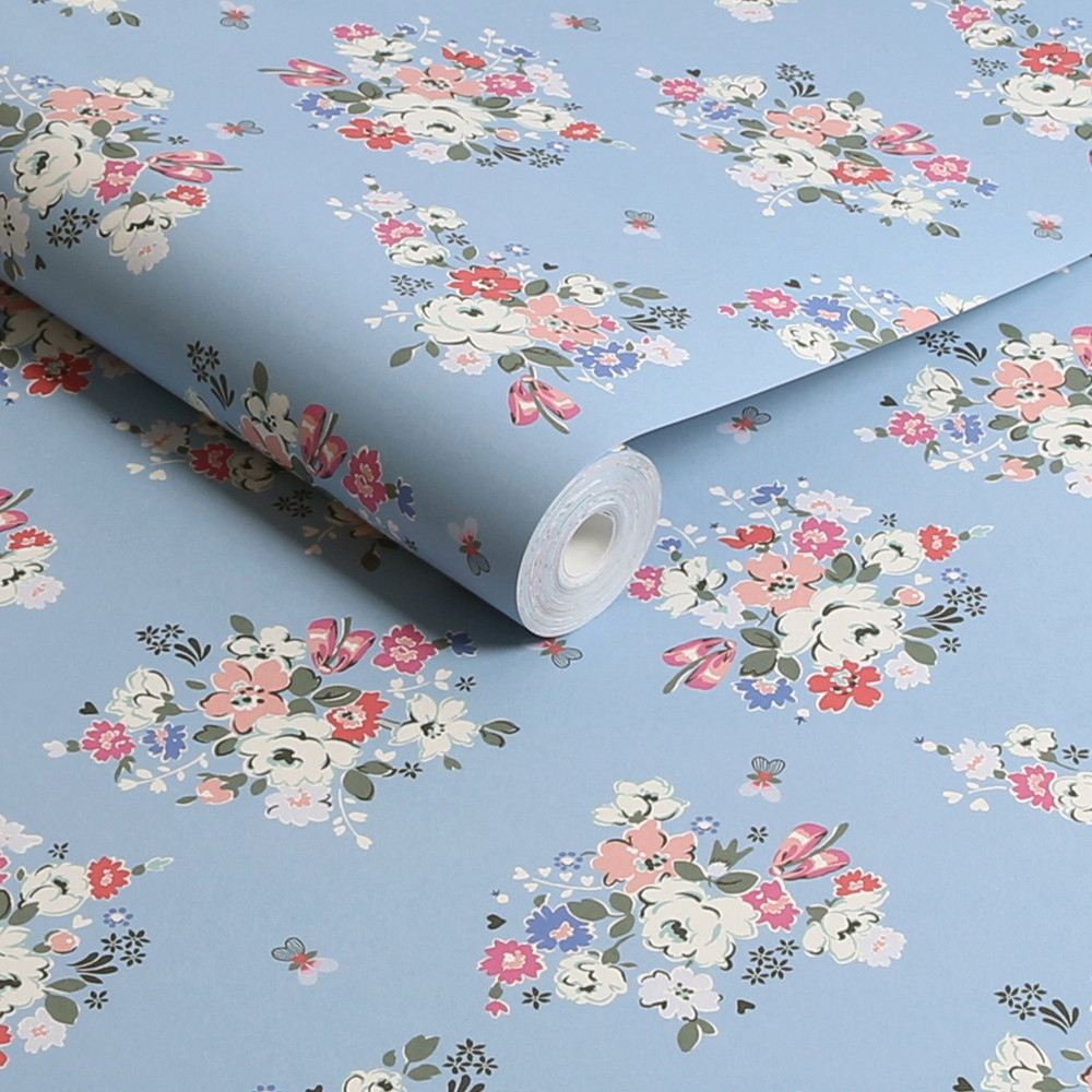 Cath Kidston Clifton Floral Blue Wallpaper - 125507_ROLLSHOT_CLIFTON FLORAL BLUE_01.jpg