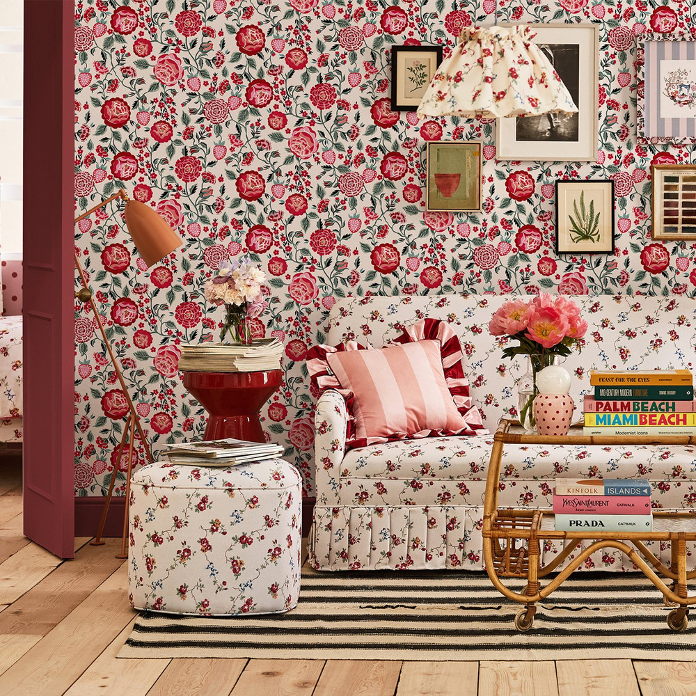 Cath Kidston Strawberry Garden Rose Wallpaper - 125497_ROOMSET_STRAWBERRY GARDEN ROSE_01.jpg