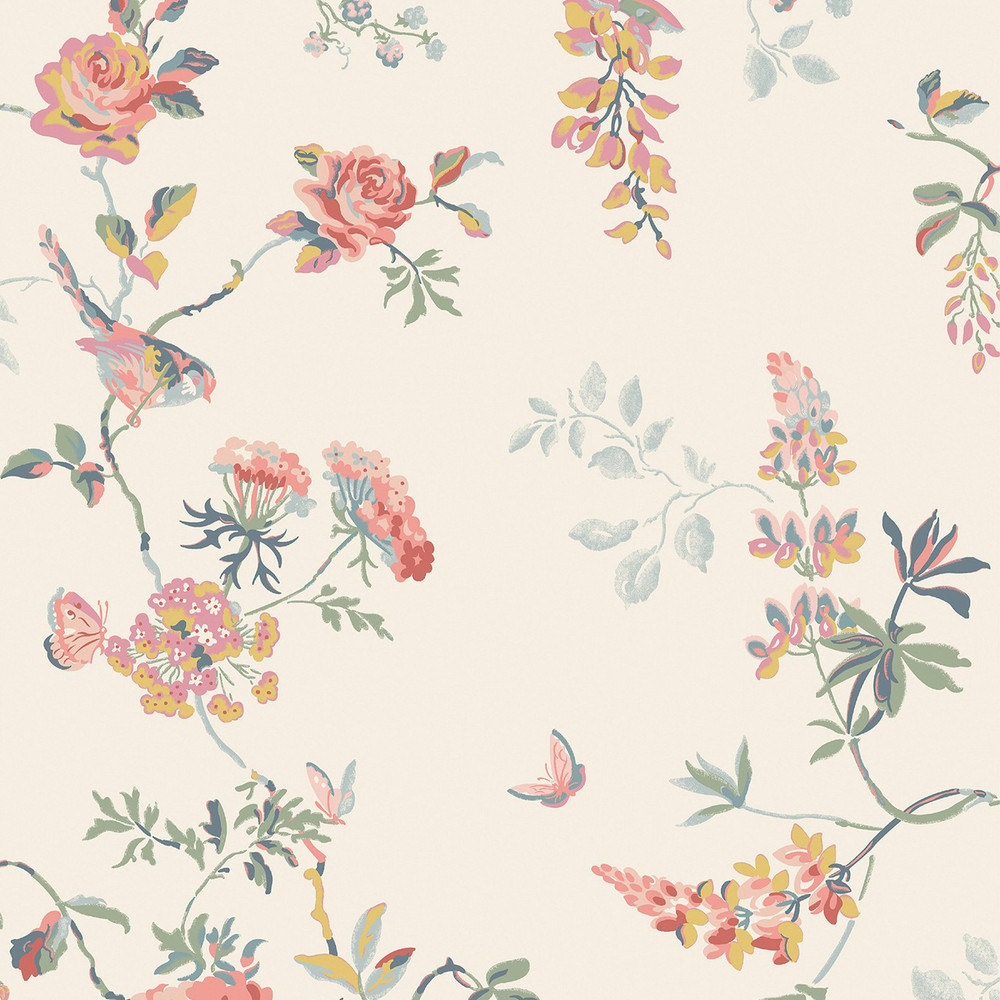 Cath Kidston Birds & Roses Spring Wallpaper - 125503_TILE_BIRDS & ROSES SPRING_01.jpg