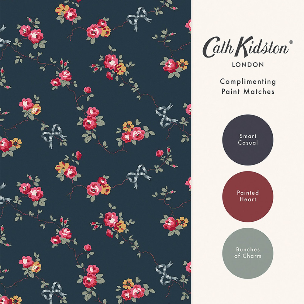 Cath Kidston Rose & Bows Navy Wallpaper - 125512_FLATLAY_ROWS & BOWS NAVY_01.jpg