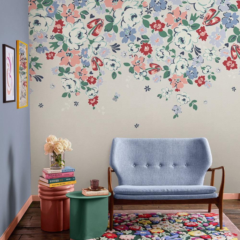 Clifton Floral Cream Bespoke Mural - 127772FXST_ROOMSET_CLIFTON FLORAL CREAM FIXED SIZE MURAL_01.jpg