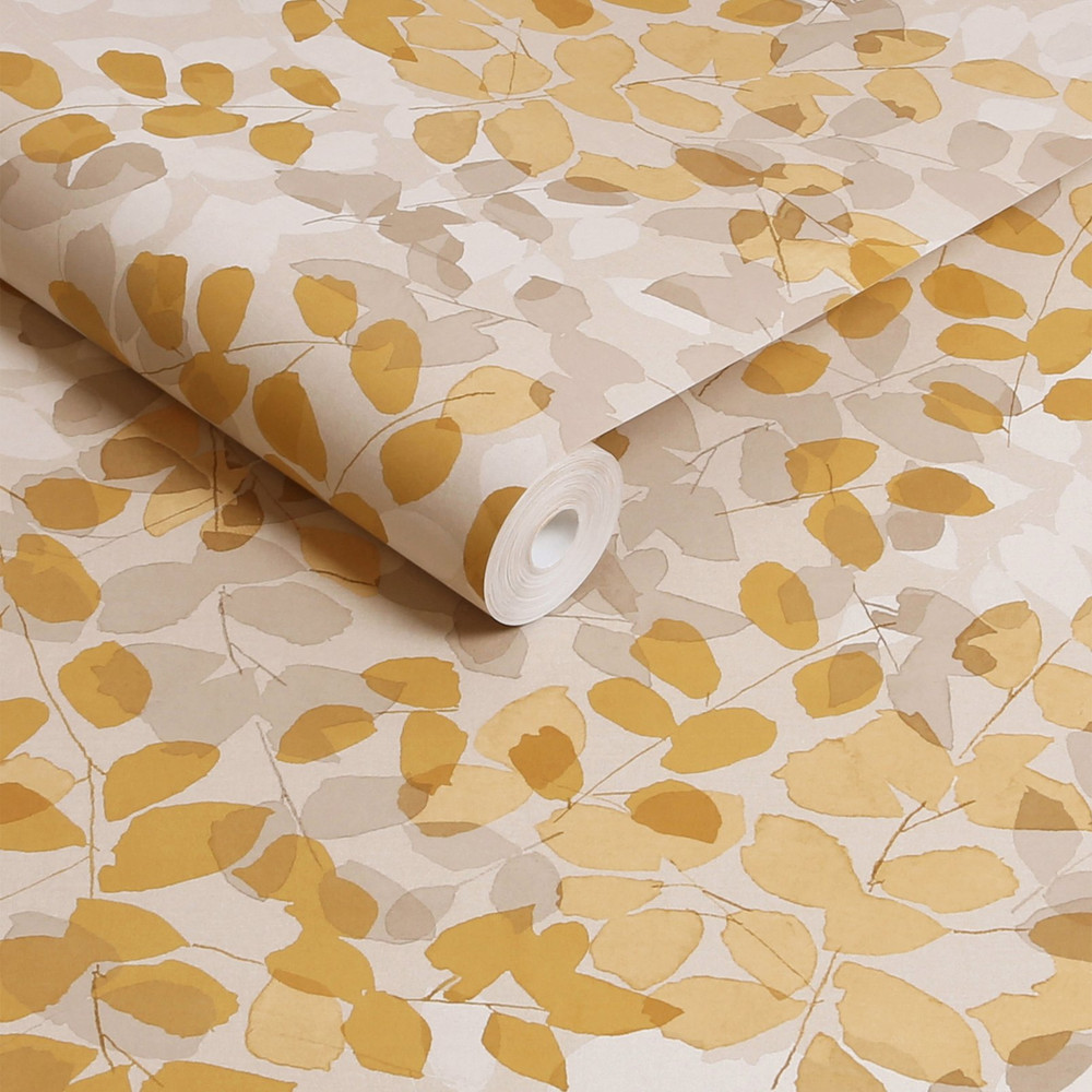 Next Forest Floor Ochre Wallpaper - 128828_ROLLSHOT_FOREST FLOOR OCHRE_01.jpg