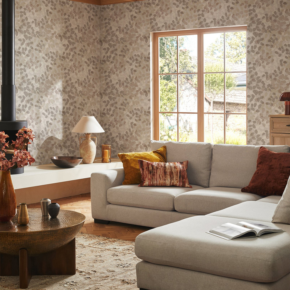 Next Forest Floor Neutral Wallpaper - 128832_ROOMSET_FOREST FLOOR NEUTRAL_01.jpg