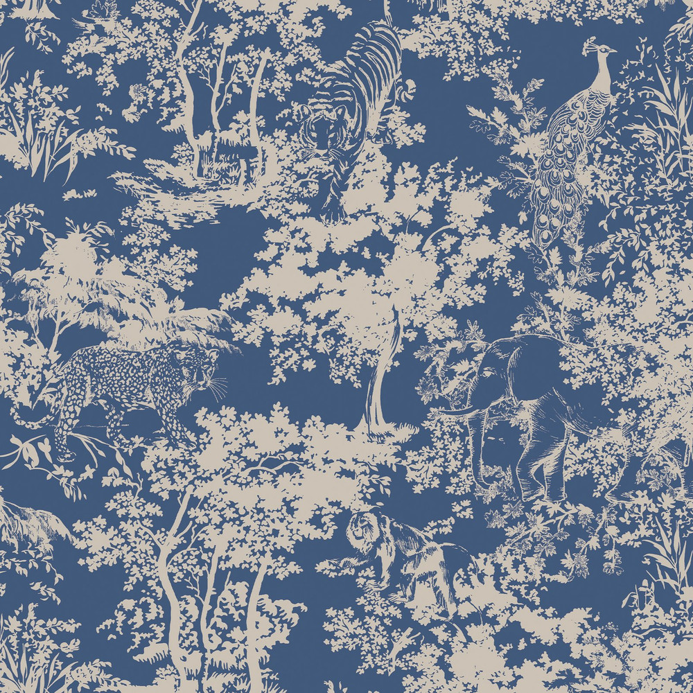 Joules Animal Forest Blue Wallpaper - 128950_TILE_ANIMAL FOREST PRINT BLUE_01.jpg