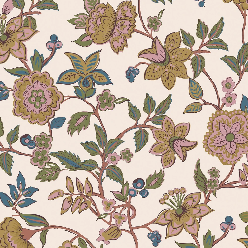 Joules Scot Floral Cream Wallpaper - 128929_TILE_SCOT FLORAL CREAM MULTI_01.jpg