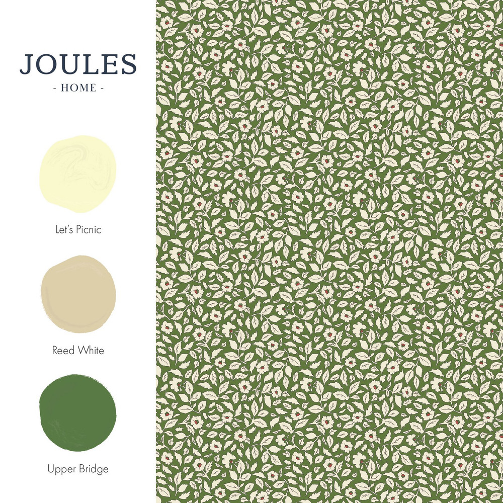 Joules Ditsy Floral Green Wallpaper - 128914_FLATLAY_DITSY FLORAL PRINT GREEN_01.jpg